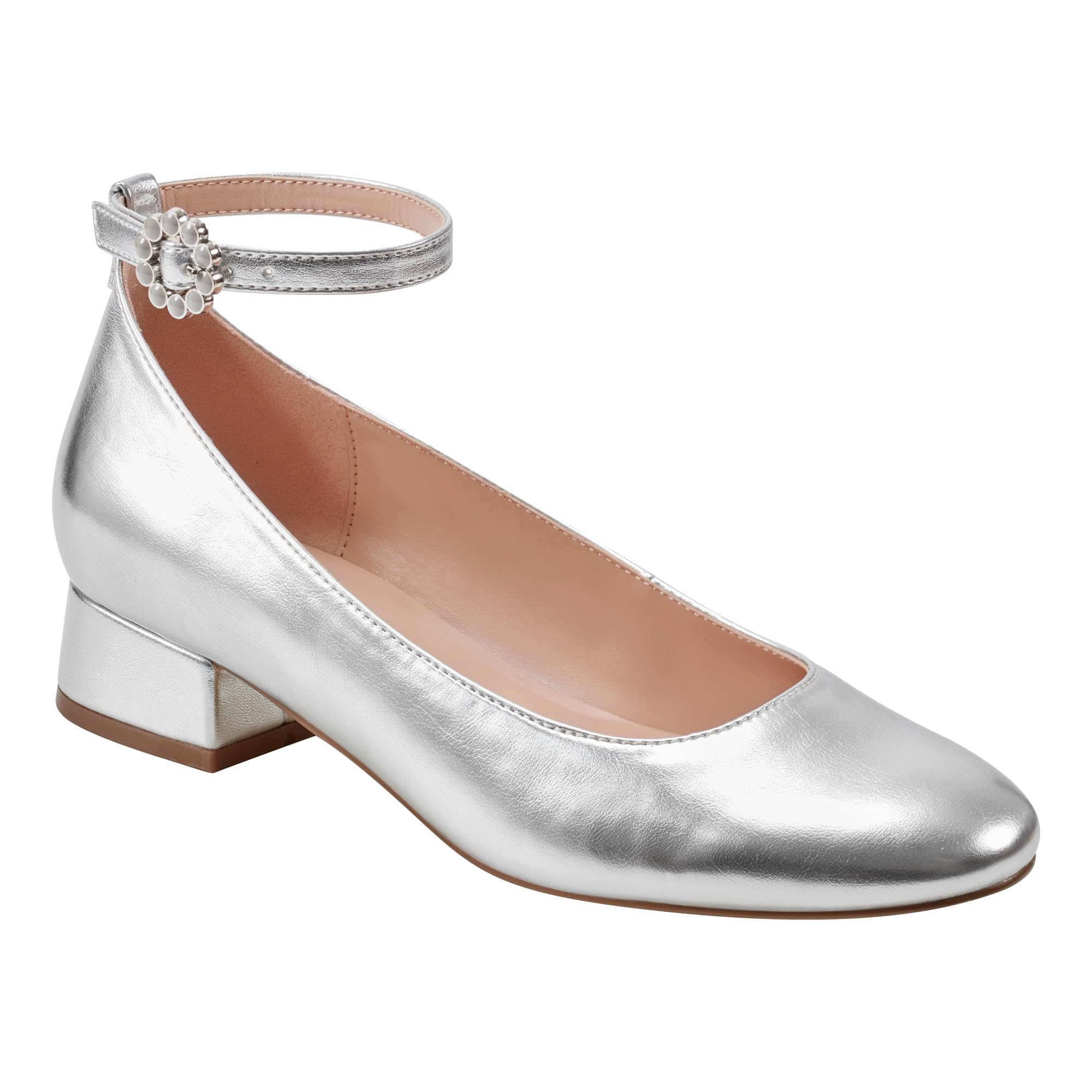 Amazon.com | Bandolino Women's Lexy Pump, Silver 040, 5 | Pumps